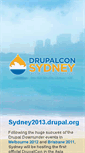 Mobile Screenshot of 2013.drupaldownunder.org