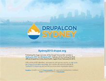 Tablet Screenshot of 2013.drupaldownunder.org